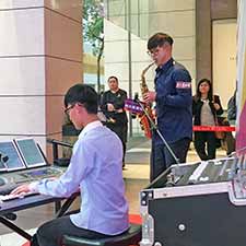 Saxophone Cajon @ Sun Arcade Music Performance