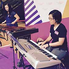Marimba Keyboard @ Sun Arcade Music Performance