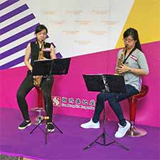 Saxophone Duet @ Sun Arcade Music Performance