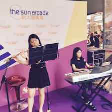 Sun Arcade Flute Keyboard Duet Music Performance