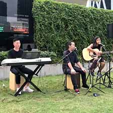 Zero Carbon Building Guitar Piano  Busking Music Performance Cajon Keyboard